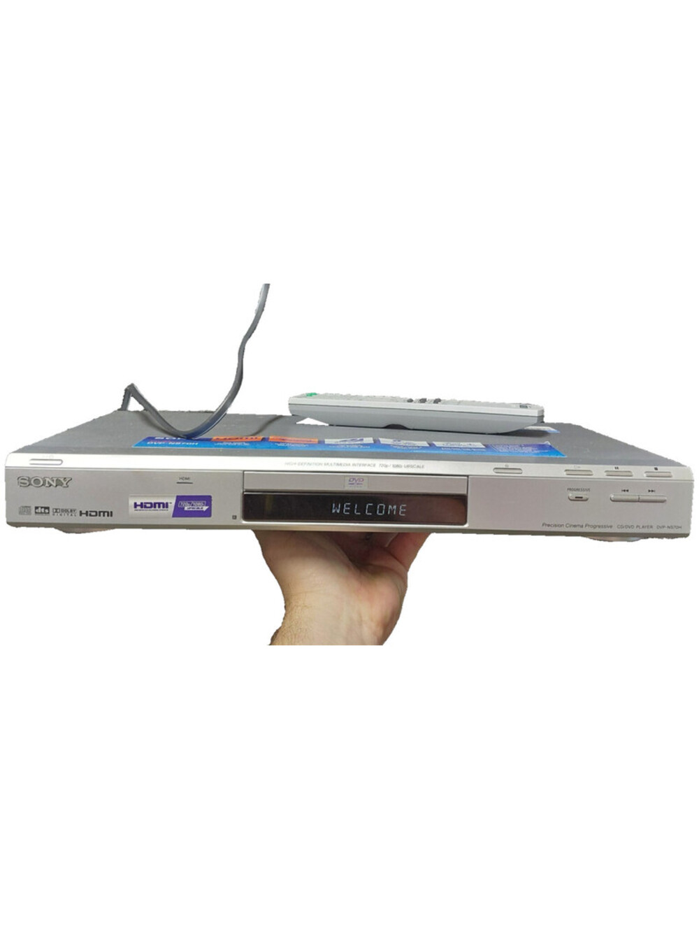 Sony DVP-NS70H DVD CD Player HDMI 1080i Upscaling w Remote Tested Working